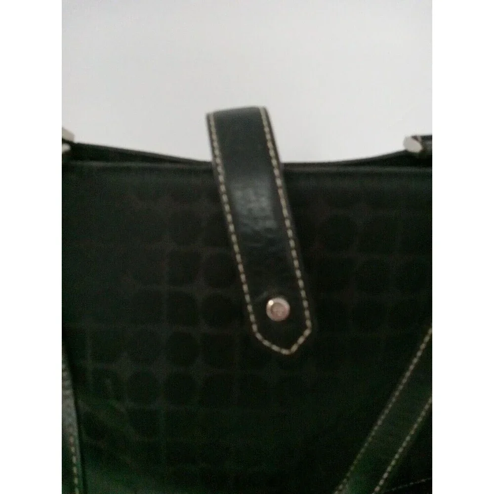 Kate Spade Black Geometric Print Shoulder Bag
